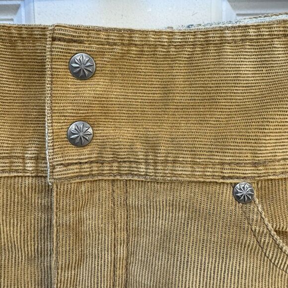 Athleta Corduroy Ridge Mini Skirt Womens Size 6 Brown Khaki Y2k - Picture 3 of 9
